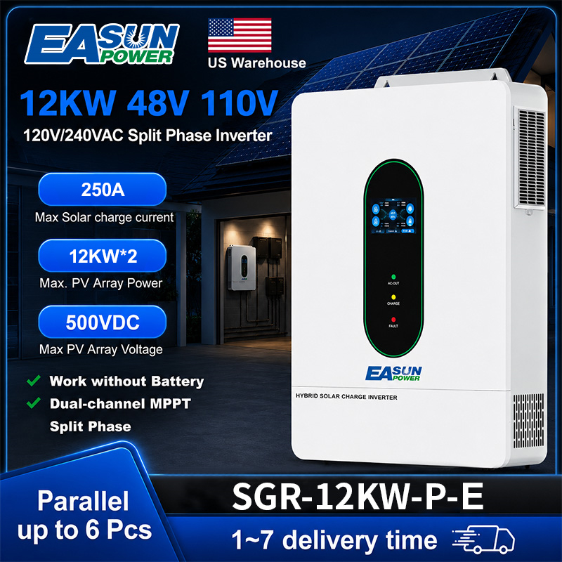Grid Tie Inverter Limiter 2000W - EASUN 파워 12kW 분할 위상 인버터,