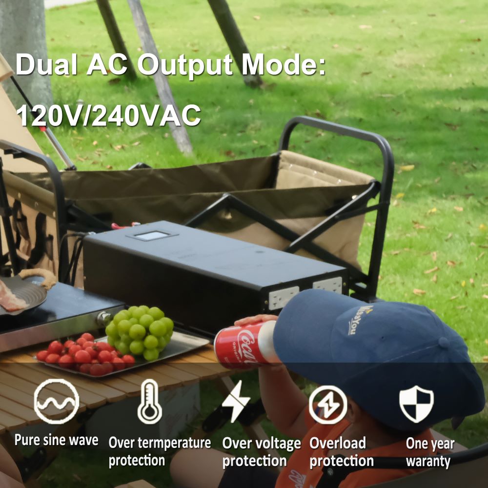 Inverter Pure Sine Wave 60Hz 120V 3000W - 분할상 순수 사인파 전력 인버터 3000W