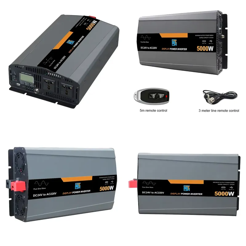 Off Grid Solar Inverter 48V 6000W - 역방향 DC 12V, 24V, 48V를 AC