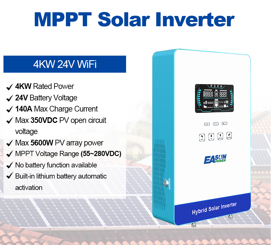 EASUN POWER 4KW 120V 오프그리드 태양광 - Grid Tie Inverter Limiter 2000W 리뷰 및 가격