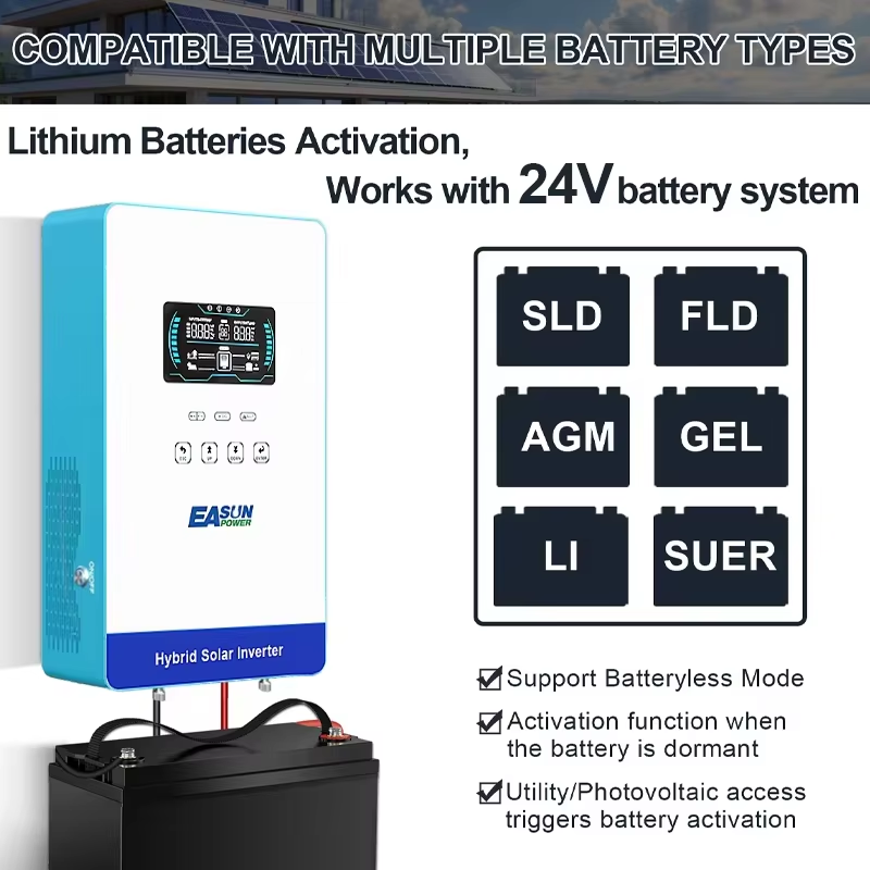 EASUN POWER 하이브리드 태양광 인버터 4KW  - Grid Tie Inverter Limiter 2000W 리뷰 및 가격